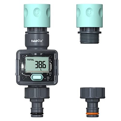 Water Flow Meter, Water Meter for Garden Hose, Flow Meter to Meassure Gallon/...