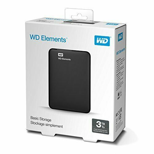WD Elements USB 3.0 External Hard Drive - 12TB - WDBWLG0120HBK
