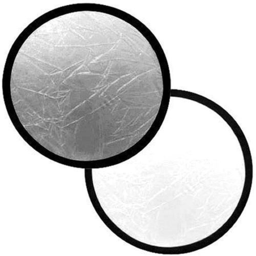 Silver Circular and Triangular Light Reflector