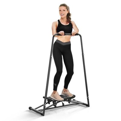 Ski Machine, Low Impact Plyometric Exercise Equipment, Ski Simulator Black