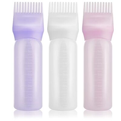 Applicator Brush 3 Pack Hair Oil Bottle For