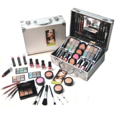 Beauty Kosmetik Make-up Large ALU Schminkkoffer 48 teilig (644)