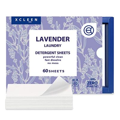 Laundry Detergent Sheets Lavender Scent (60 Loads) Eco-Friendly Plastic Free