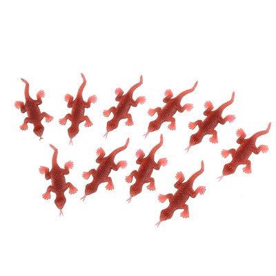 10Pcs Joke Gecko Funny Prank Novelty Life Like Fake Plastic Toy Trick y1z 10Pcs Joke Gecko Funny Prank Novelty Life Like Fake Plastic Toy Trick y1z