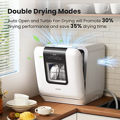 Calmdo portable on sale countertop dishwasher