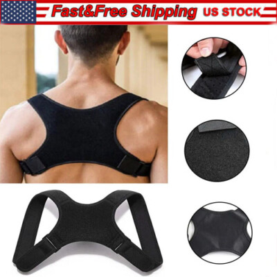 Back Posture Corrector Shoulder Straight Support Brace Belt Therapy Men Women