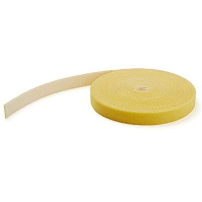 STARTECH.COM HKLP50YW 50FT BULK ROLL OF YELLOW HOOK AND LOOP TAPE 3/4IN (19MM) W