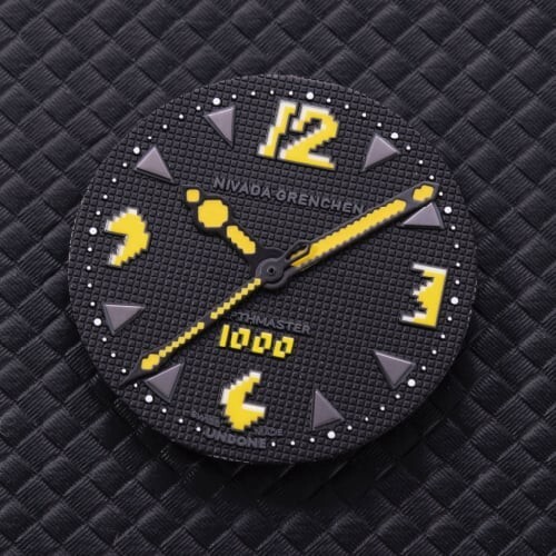 Pre-owned Undone Nivada Grenchen ×  | Depthmaster Pixel Art Watch Automatic Limited 200 Psl