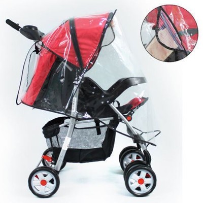 Universel Housse De Pluie Raincover pour Buggy Poussette Poussette Landau Bébé Voiture UK L4U