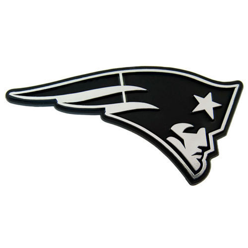 New England Patriots Script Logo Vinyl Decal Sticker - White, For Car Window, Laptop, Truck - View #4