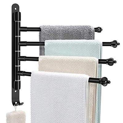 Rack【upgrade】 Thicken Toalleros Para Banos Modernos4-arm Ext...