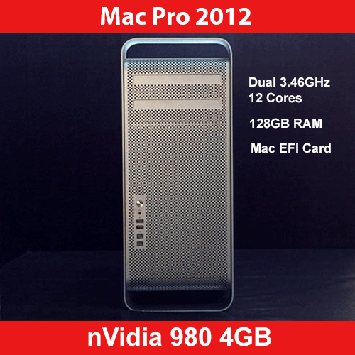 2012 Mac Pro | 3.46GHz 12-core | 128GB RAM | 2TB SSD+2TB SSD | GTX