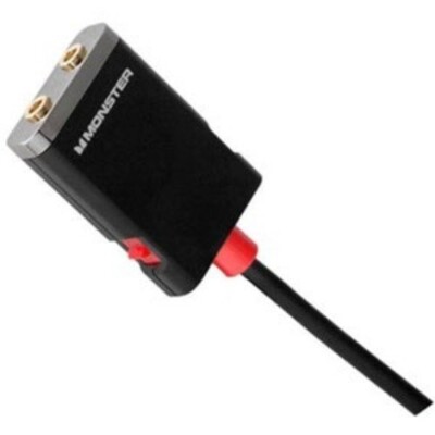Monster iSplitter 1000 DUAL Headphone Adapter 3.5mm AUX -Black/129341-00