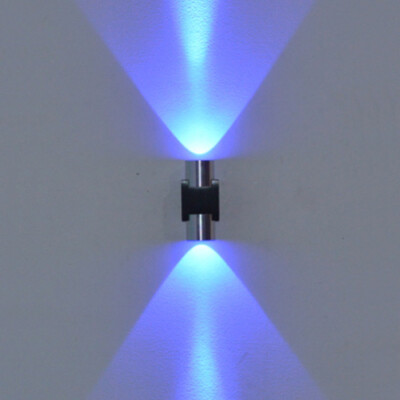 Dimmable/N 2W LED Wall Sconce Light Indoor Up/down Lamp Disco Lobby Aisle Hotel