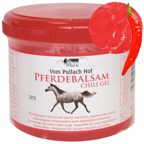 Pferdebalsam Chili Gel Pferdegel Pferdesalbe Wärmend Vom Pullach Hof 500ml