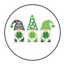 Download 30 SHAMROCK GNOMES ST PATRICKS DAY ENVELOPE SEALS LABELS ...