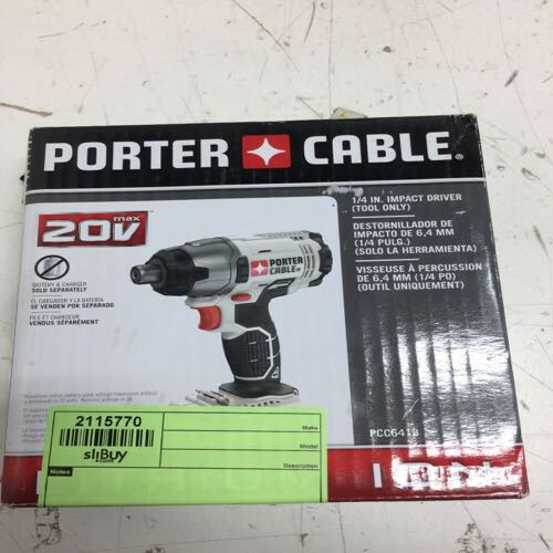 Porter Cable 20v Max Lithium Ion 1/4
