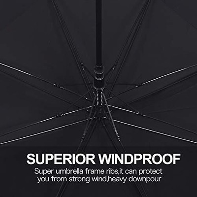 golf umbrella large size 68 inches air vent double canopy windproof automatic...