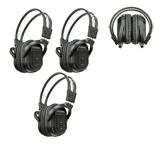 3 Fold In Wireless IR Rear Tv DVD Headphone Headset For Toyota Vehicles 601B 