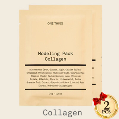 ONE THING Collagen Modeling Pack 30g 2pcs Jelly Mask Skin Care K-Beauty in Korea