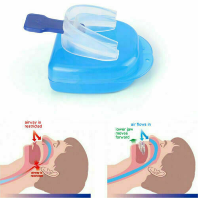 Anti Snore Stop Snoring Mouth Device Guard Good Sleep Aid No Apnea Silicon