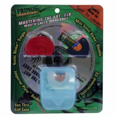 Primos Mouth Elk Calls ''Mastering the Art'' 3 Pack + Call Case / Instructional CD