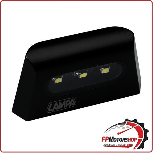 90586 A-ION LUCE TARGA A 3 LED SMD BIANCO 12V UNIVERSALE PER MOTO OMOLOGATO