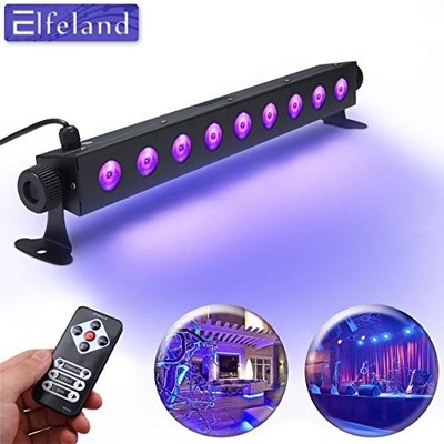 Elfeland 3W 9 LED UV Bar Disco Lights DJ Lights Strobe Lights Party Lights UV
