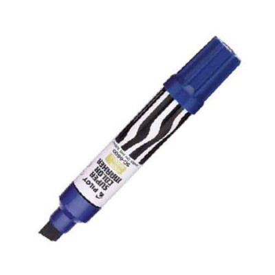 Pilot Jumbo Super Color Perm. Marker Chisel Tip Blue Refillable Work Art Posters
