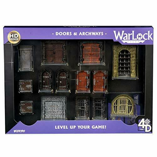 WarLock 4D Dungeon Tiles Двери и арки D&D Terrain WizKids НОВЫЕ и ЗАПЕЧАТАННЫЕ