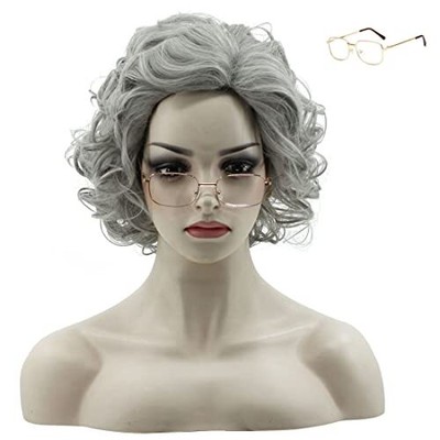 Costume grey wig deals