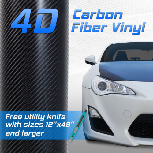 Film Adhésif Texture Carbone 3D Noir - Pour Voiture, Moto, Casque, Décoration DIY - Neuf
