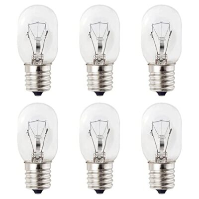 Microwave Light Bulb E17 40W 125V Whirlpool Microwave Light Bulbs Under (6-Pack)