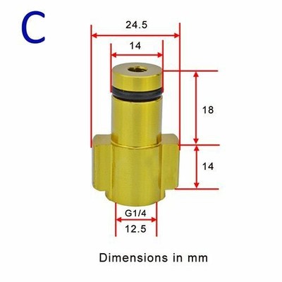 Pressure Washer Gun Lance Bayonet Connector Snow Foam Lance Nozzle Adapter Tootr