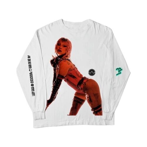 最終お値下げLady Gaga Ariana Grande Tシャツ Lady Gaga Ariana Grande Rain On Me Long Sleeve Brand New