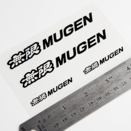 Genuine Mugen Sticker Decal Black 4
