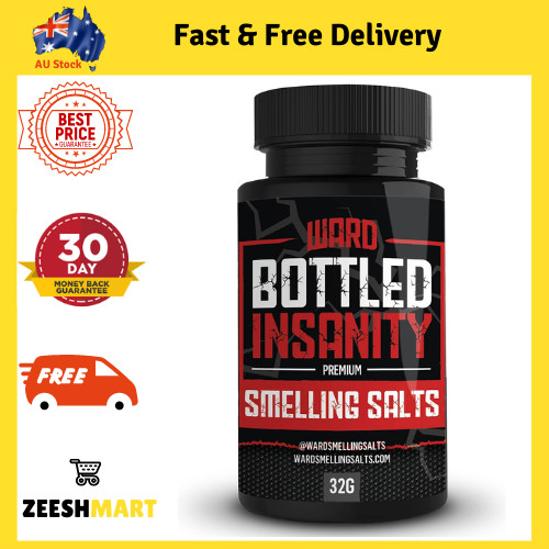 Ward Smelling Salts Bottled Insanity Insanely Strong Ammonia Inhalant New Au