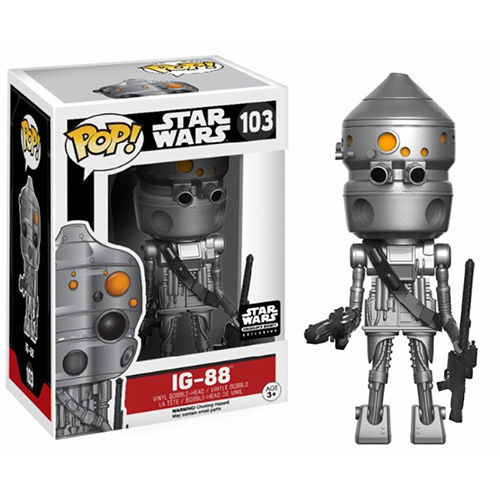 EXCLUSIVE STAR WARS IG-88 SMUGGLER'S BOUNTY 3.75