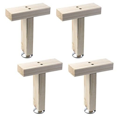 Center Support Wood Bed Support Legs Adjustable Bed Center Slat