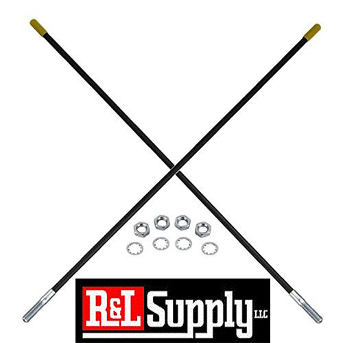Fisher Snow Plow Replacement Guide Markers – 22 Inch, Black, Kit Of 2 (Fits Part # 7906k, A5108)