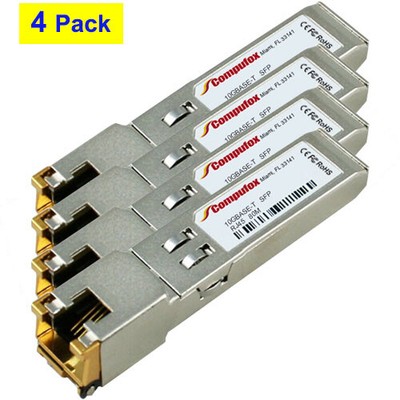 Lot, 10GBASE-T SFP+ Transceiver (Copper, 80m, RJ-45) for Cisco Meraki, Qlogic