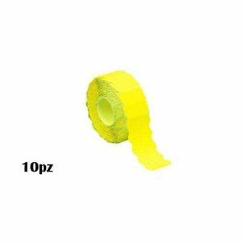 10 Rotoli Etichette Adesive Gialli Per Macchina Prezzatrice Negozio Prezzi dfh