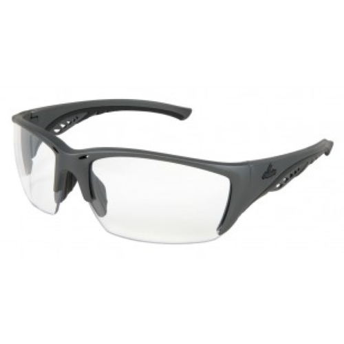 MCR Safety USS Defense 3 Safety Glasses, Gun Metal Frame, Clear MAX6, UD310PF