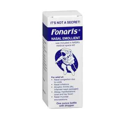 Ponaris Nasal Emollient, 1 oz   Moisturizing Nasal Relief, Soothing & Hydrating