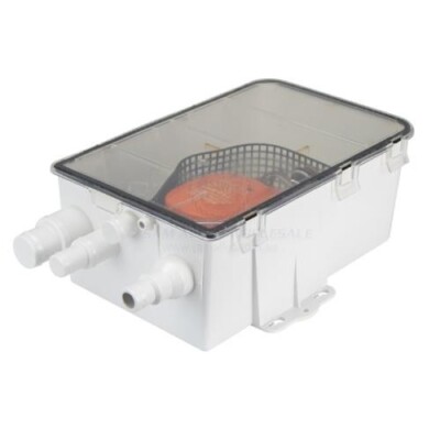 Seaflo Shower Sump Tank & Pump Kit for Boat Caravan RV 12V Inc. Float Switch