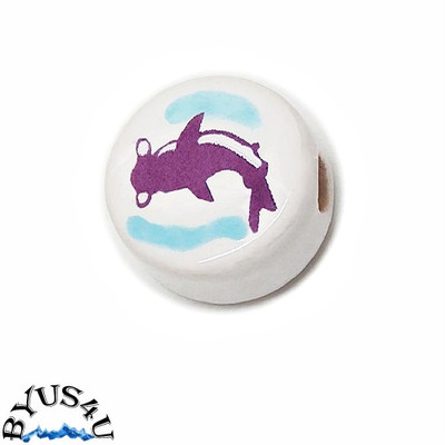 CERAMIC BEADS FISH CHOOSE SHARK WHALE DOLPHIN 20pc 25pc 40pc or 24pc MIX