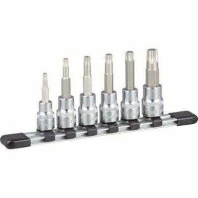 TONE 3/8''Drive Torx T25-T55 Socket Set HTX306 with Holder 6 Tools New from JAPAN
