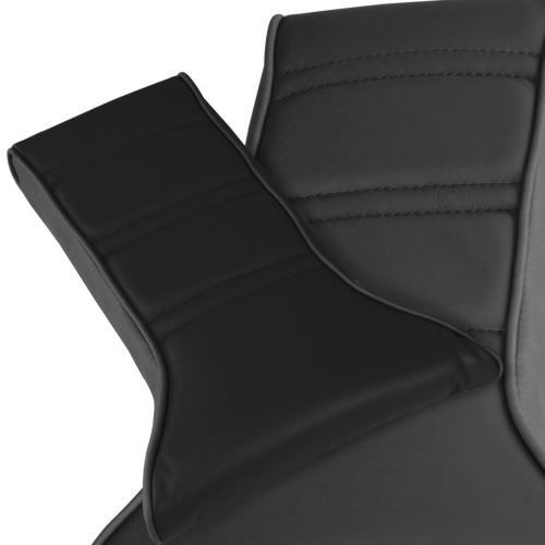 Universal Black PU Leather Car Center Console Armrest Lid Pad Cover