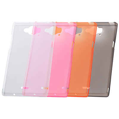 AQUOS - ★hana★ SHARP SH-01G SH-02G AQUOS PHONE SOFT SLIM COVER + SCREEN