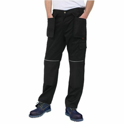 DASSY Helix Bundhose Mit Stretch – D-FLEX PESCO 41, Rot/schwarz, Mit 4-Wege-Stretch Und Vielen Taschen